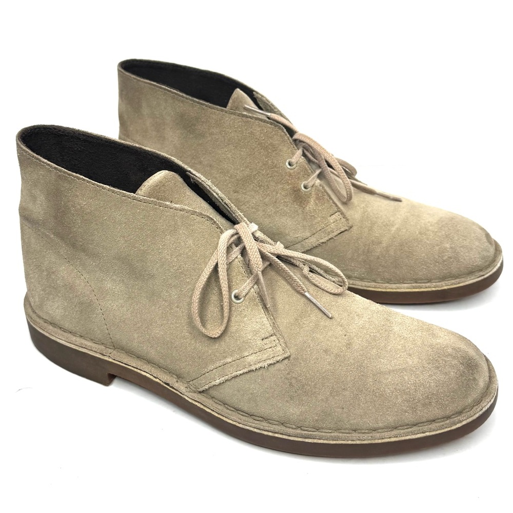 Clark's Originals Desert Boots Men's Size 9.5 Sand Suede Chukka Boots Shoes boot